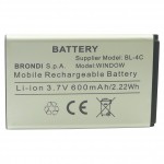 Batteria BL-4C a litio 600 mAh bulk
