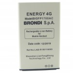 30002837 Batteria BL-19A a litio 1700mAh bulk per Brondi Energy 4g
