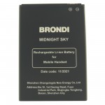 30002928 Batteria a litio 2500mAh bulk per Brondi Midnight Sky