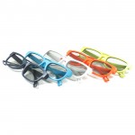 Kit di 5 occhiali passivi 3D colorati