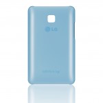 CCH-220AGEUBL Cover rigida azzurra per LG Mobile LG-E430 Optimus L3 II