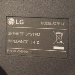 Speaker System Total S75B1-F